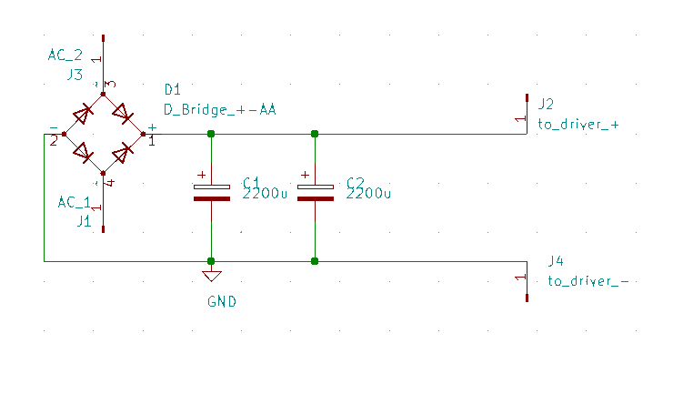 Bridge rectifier schematic